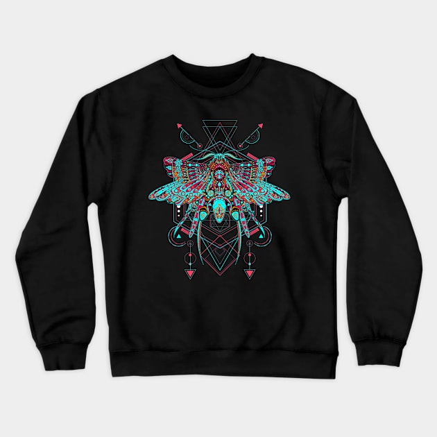 The Insect sacred geometry Crewneck Sweatshirt by secondsyndicate